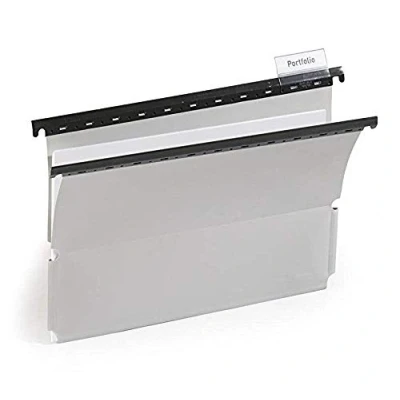 Abbildung von Durable Hängemappe, mit seitlichen Laschen, grau, Packung à 25 Stück, 260110