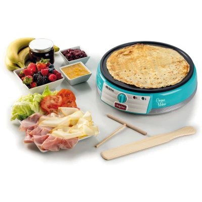 Abbildung von Ariete Crêpesmaker Party Time blau 202B, 1000 W