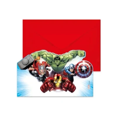 Abbildung von Einladung Mighty Avengers 6 Stück