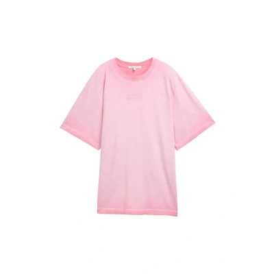 Abbildung von TOM Tailor Denim Tshirt print, Damen, Größe: Large, Light dusty pink