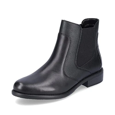 Abbildung von Remonte Damen D0F70 Chelsea Stiefel, schwarz/schwarz/schwarz/schwarz / 01, 36 EU