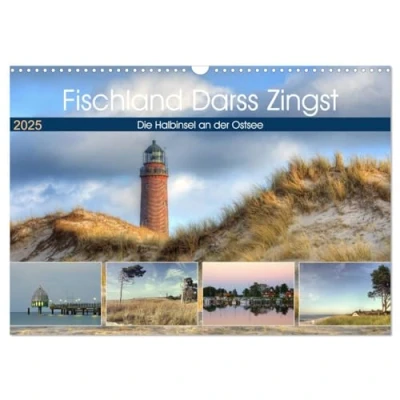 Abbildung von Fischland Darß Zingst Die Halbinsel an der Ostsee (Wandkalender 2025 DIN A3 quer), CALVENDO Monatskalender