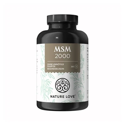 Abbildung von MSM mit Vitamin C 365 Tabletten Nature Love St