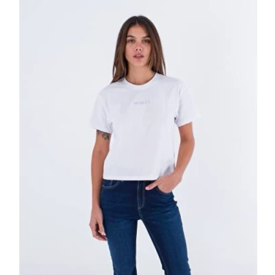 Abbildung von Hurley Damen Wave Tee Tshirt, Blanco, M