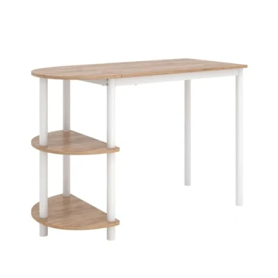 Abbildung von Vicco Bartisch Freetown, Goldkraft Eiche/Weiß, 110 x 50 cm mit offene Ablagen