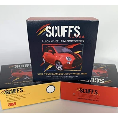Abbildung von Scuffs by Rimblades FELGENSCHUTZ &amp; STYLING Felgenschutzring Alu Felgen Ringe Felgenstyling Rim Protector Guard Ringz (Rosa)