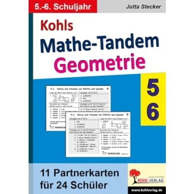 Abbildung von Kohls Mathe Tandem /Geoemtrie 5. 6. Schuljahr: Partnerrechnen im Schuljahr
