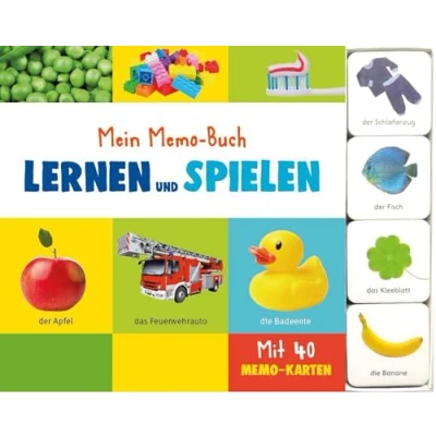 Abbildung von Mein Memo Buch Lernen und Spielen: Mit 40 Karten! Für Kinder ab 3 Jahren