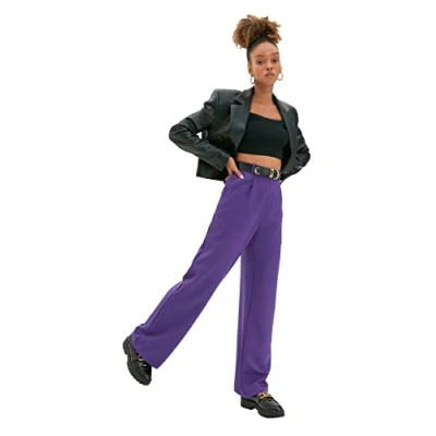 Abbildung von Trendyol Damen der Mutor grundn Pants, Zwetschge, 38 EU