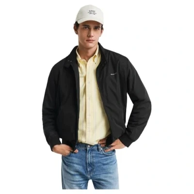 Abbildung von GANT Herren Lightweight Harrington Jacket Jacke, Black, M