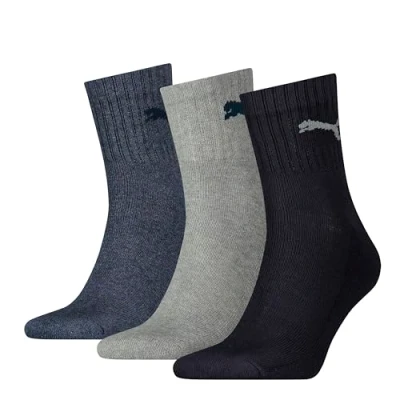 Abbildung von PUMA Basic Short Crew Unisex Sporsocken im Farbmix. 9 Paar (43 46 Paar, Navy/Grey/nightshadow Blue)
