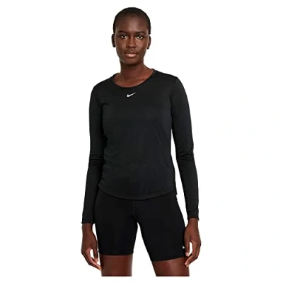 Abbildung von Nike Performance ONE Langarmshirt, Damen, Größe: XXL, Black/white