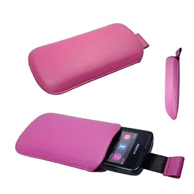 Abbildung von caseroxx Slide Etui für Nokia Asha 300, Tasche (Slide in pink)