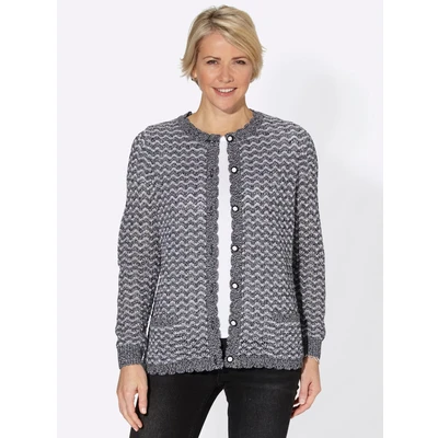 Abbildung von Classic Basics Ajourstrickjacke