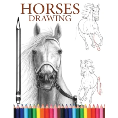 Abbildung von Horses Drawing: A Complete Guide to Drawing and Ponies.learn how draw horses. With easy follow, step by instructions.