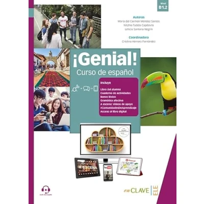 Abbildung von ¡Genial! B1.2 Curso de español: Libro del alumno y Cuaderno actividades 4 (B1.2) + audio descarga
