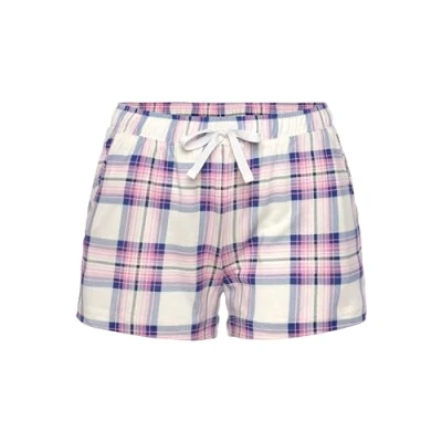 Abbildung von s.Oliver Nachtwäsche Hose, Damen, Größe: 32/34, Hellblau rosa kariert