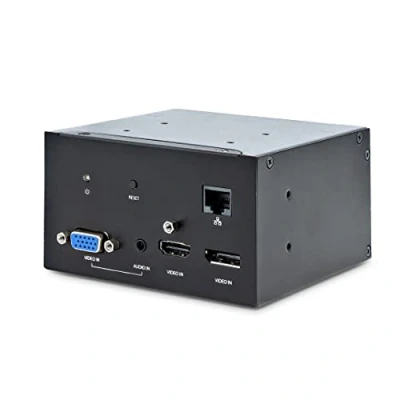 Abbildung von StarTech.com A/V Modul für Tischanschlussfeld 4K HDMI, DP, VGA Tischbefestigungshalterung inbegriffen MOD4AVHD