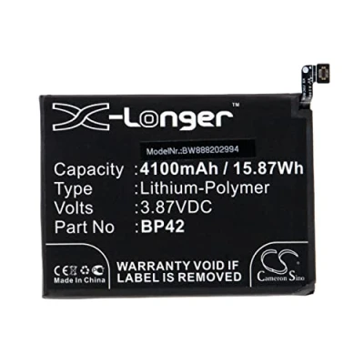 Abbildung von vhbw Akku kompatibel mit Xiaomi M2101K9AG, M2101K9C, M2101K9G Handy Smartphone Telefon (4100mAh, 3.87V, Li Polymer)