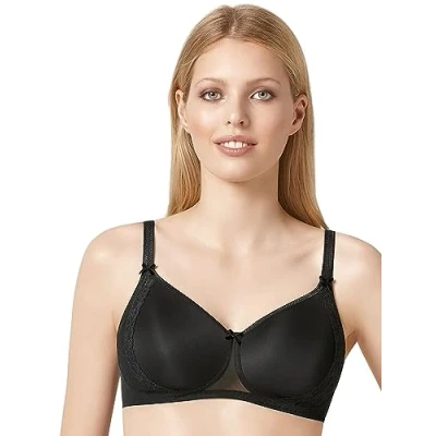 Abbildung von Rosa Faia Damen BH (Ohne Bügel) 5618 Soft Mit Schale Lace Rose, Gr. 65E, Schwarz (Schwarz 001)