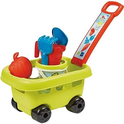 Abbildung von Ecoiffier Sandform Sand Nachziehwagen mit Eimergarnitur