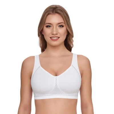 Abbildung von Susa Damen Bügel 7316 Sport BH, Blickdicht, Weiß (Weiß 003), 95 C