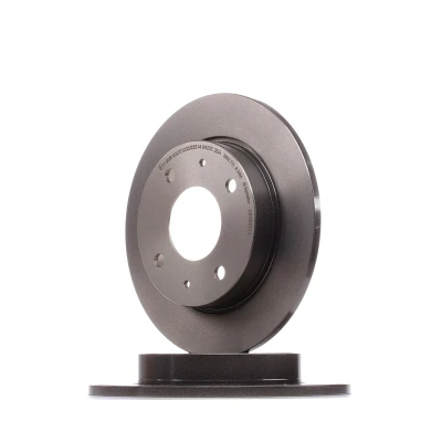 Abbildung von BREMBO COATED DISC LINE 08.A607.11 Bremsscheibe 250 10 4 voll beschichtet hochgekohlt MITSUBISHI: Colt 6, VI CZC Cabrio, SMART: Forfour I