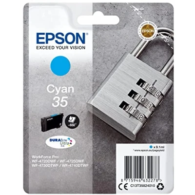 Abbildung von Epson 35 (C13T35824010) Cyan Druckerpatrone