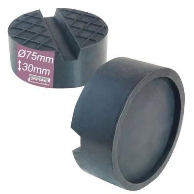 Abbildung von sarian 75x30mm Gummiauflage für Wagenheber Rangierwagenheber Gummiklotz universal KFZ PKW SUV