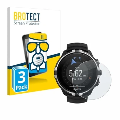 Abbildung von BROTECT Entspiegelungs Schutzglas für Suunto Spartan Sport Wrist HR Baro Stealth (3 Stück) Schutz Folie Panzerfolie Glas Matt [Kratzfest 9H]
