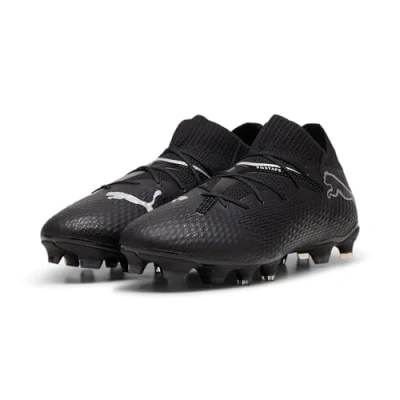Abbildung von Puma Future 7 PRO FG/AG Fußballschuh Nocken, Herren, Größe: 42, Black/silver/shadow gray Schuhe