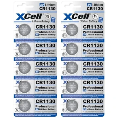 Abbildung von XCell 10x Lithium Knopfzelle CR1130 (2x 5er Blister)