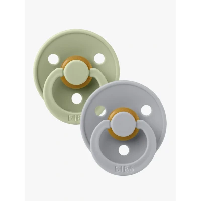 Abbildung von BIBS Schnuller Colour 2er Pack Latex Größe 2, Sage/Cloud