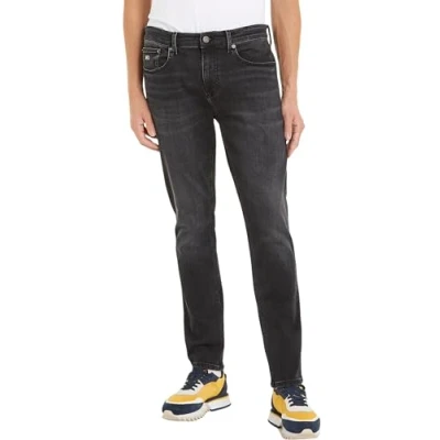 Abbildung von Tommy Jeans Austin Slim Fit, Herren, Größe: 34x30, Denim black