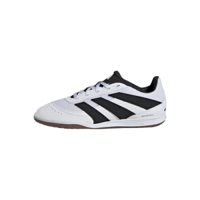 Abbildung von adidas Performance Predator CLUB Unisex Fußballschuh Halle für Kinder, Größe: 28, White/core black/lucid lemon Schuhe