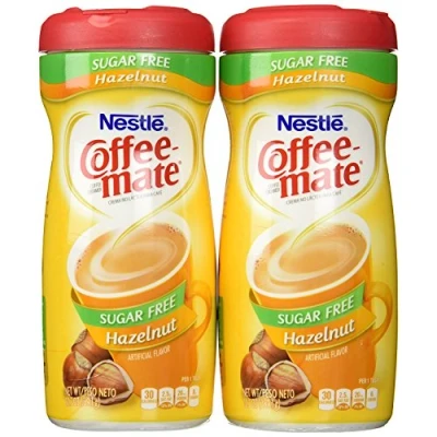 Abbildung von Coffee Mate, Sugar Free Hazelnut, Powdered Creamer, 10.2oz Canister (Pack of 2) by Mate
