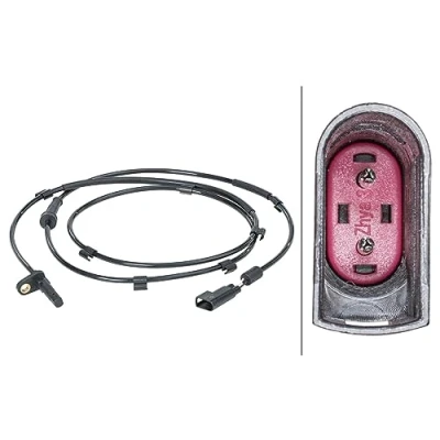 Abbildung von HELLA 6PU 012 679 901 ABS Sensor Hinterachse Hallsensor 2 1770 FORD: Transit Mk6 Bus, Kastenwagen, Tourneo
