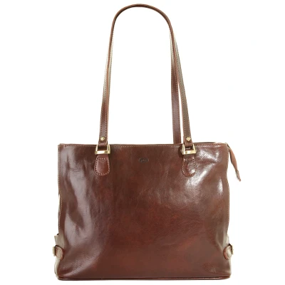 Abbildung von Piké Shopper, echt Leder, Made in Italy
