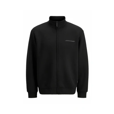 Abbildung von Jack &amp; Jones Sweatjacke, Herren, Größe: Large, Black