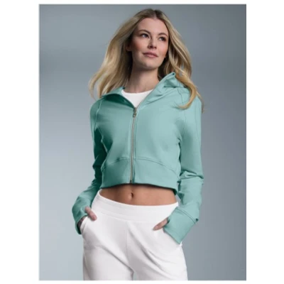 Abbildung von Trigema Sweatjacke &quot;TRIGEMA Cropped Kapuzenjacke&quot;