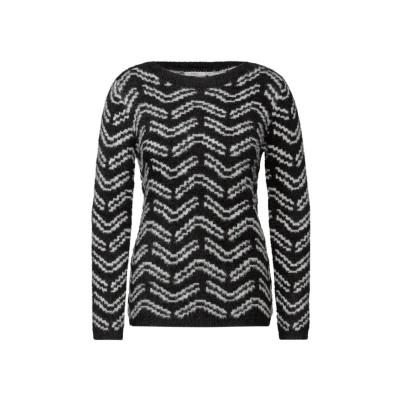Abbildung von Cecil Kuscheliger Strickpullover, Damen, Größe: XS, Schwarz