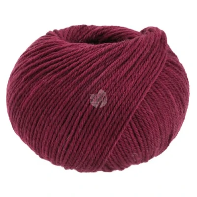 Abbildung von LANA GROSSA Merino Uno 0059 bordeaux Häkelwolle, 125 m