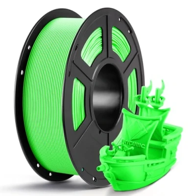 Abbildung von ANYCUBIC PLA Filament 1.75mm, 3D Drucker PLA, Druckmaterialien für FDM Drucker, Vakuumverpackung, RFID Intelligentes Drucken, 1kg Grüner Blitz