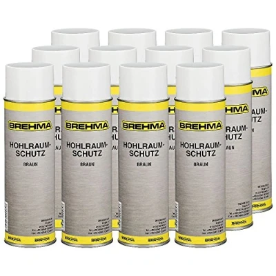 Abbildung von BREHMA 12x Hohlraumschutz Hohlraumversiegelung Spray 500ml Wachs