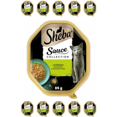 Abbildung von Sheba Sauce Collection mit Kaninchen und Gemüse in herzhafter