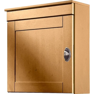 Abbildung von Home affaire Hängeschrank &quot;Oslo&quot;, 50 cm breit, aus massiver Kiefer, 1 Tür, Metallgriff, Landhaus Optik