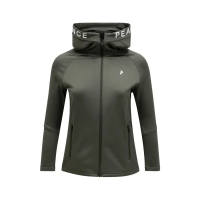 Abbildung von Peak Performance W Rider Softshelljacke, Damen, Größe: Small, Olive