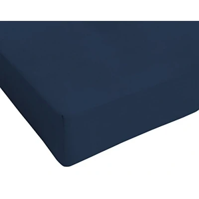 Abbildung von Max color Betttuch 25cm Ecke, dunkel Blau, maxy Doppelte