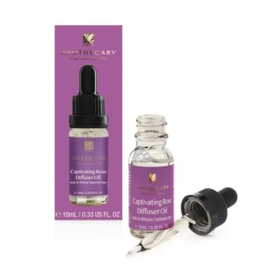Abbildung von Dr Botanicals Captivating ROSE Luxurious Aroma Diffuser OIL 10ML Raumduft, Größe: 10 ml, Purple