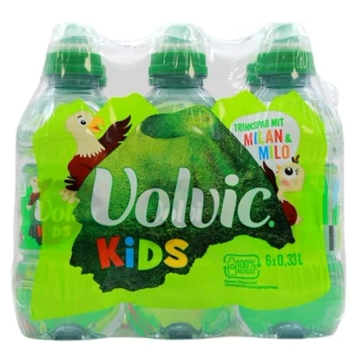 Abbildung von Volvic Naturelle Natürliches Mineralwasser ohne Kohlensäure, 18er Pack (18 x 0.33 l) EINWEG